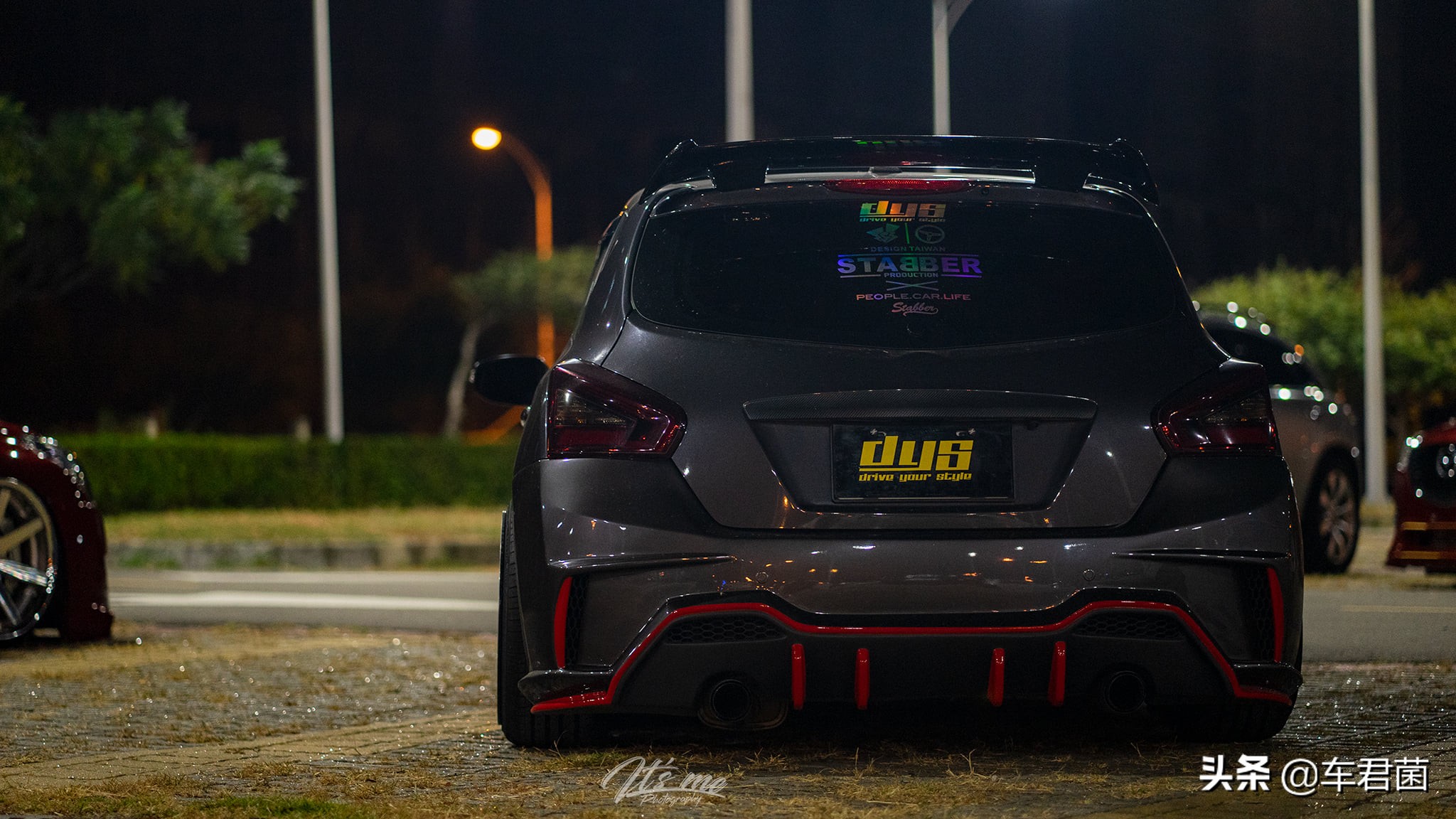 骐达车友台湾版尾灯,日系骐达改装