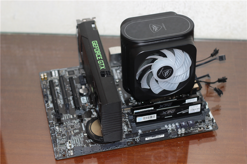 超频三东海gi-d66a,超频三gi-d66argb风冷散热器