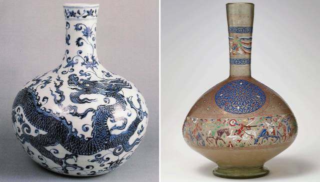 中国青花瓷与波斯青花瓷,原来中国风不仅唯美又大气