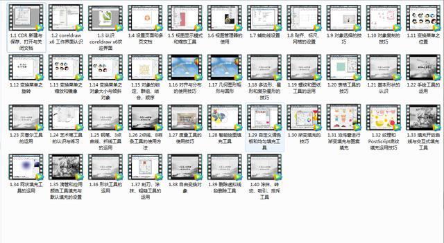 全套完整版CDR零基础入门教程,cdr教程100套免费视频