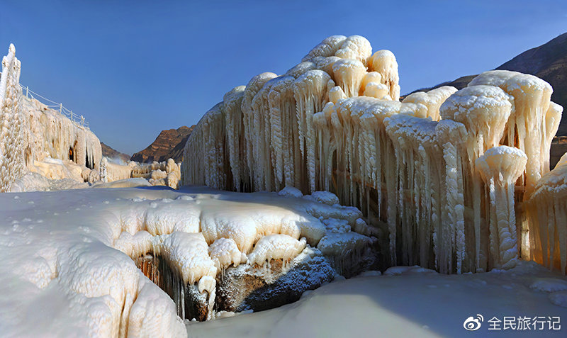 冬天的壶口,冬日小壶口