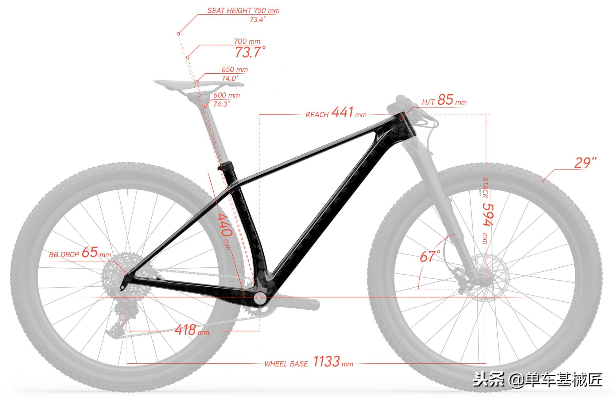 不偷奸不耍滑:实实在在的790g山地车车架,竟然还包含了桶轴
