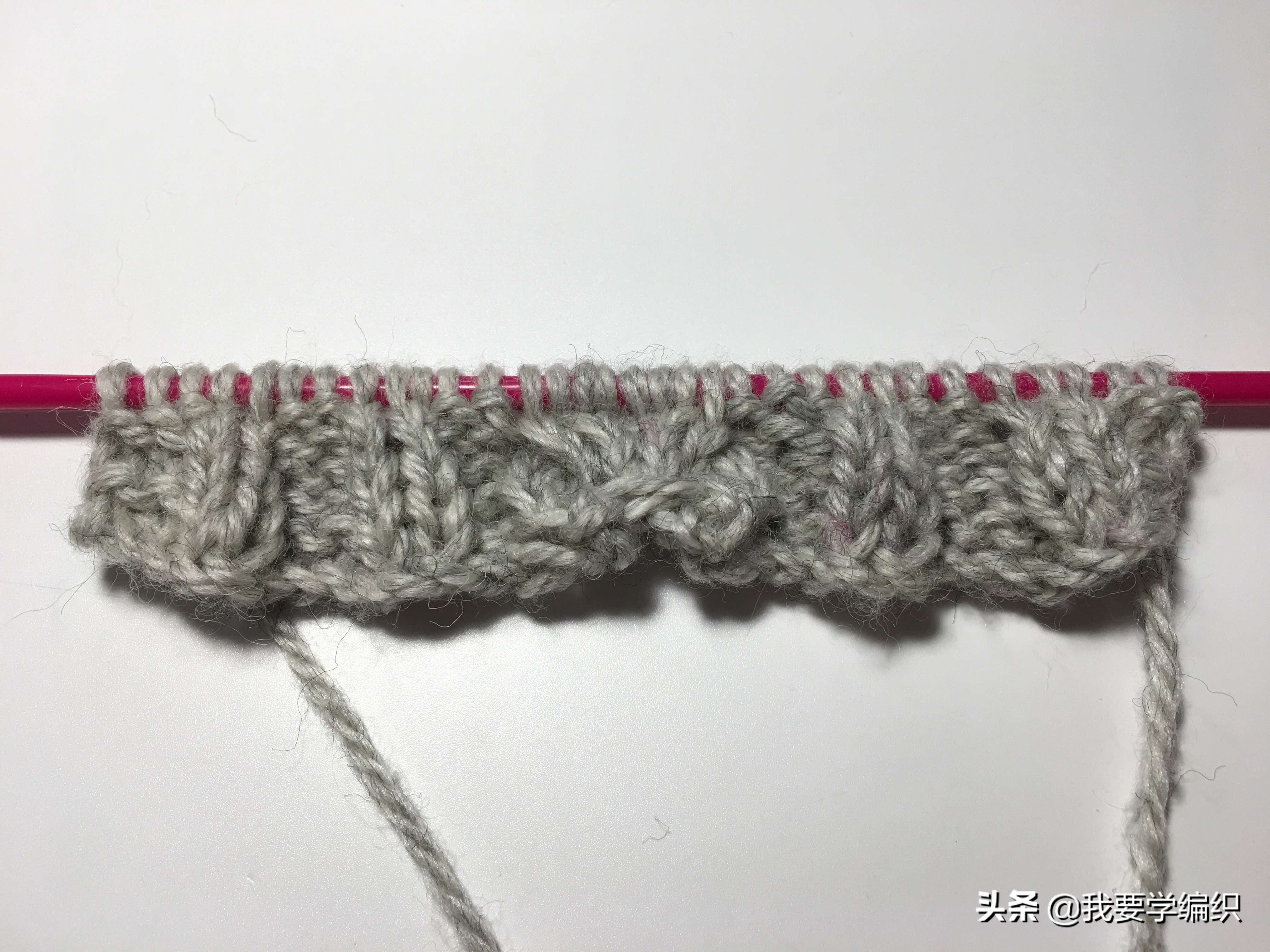 双扭麻花围巾教程,经典麻花围巾教程