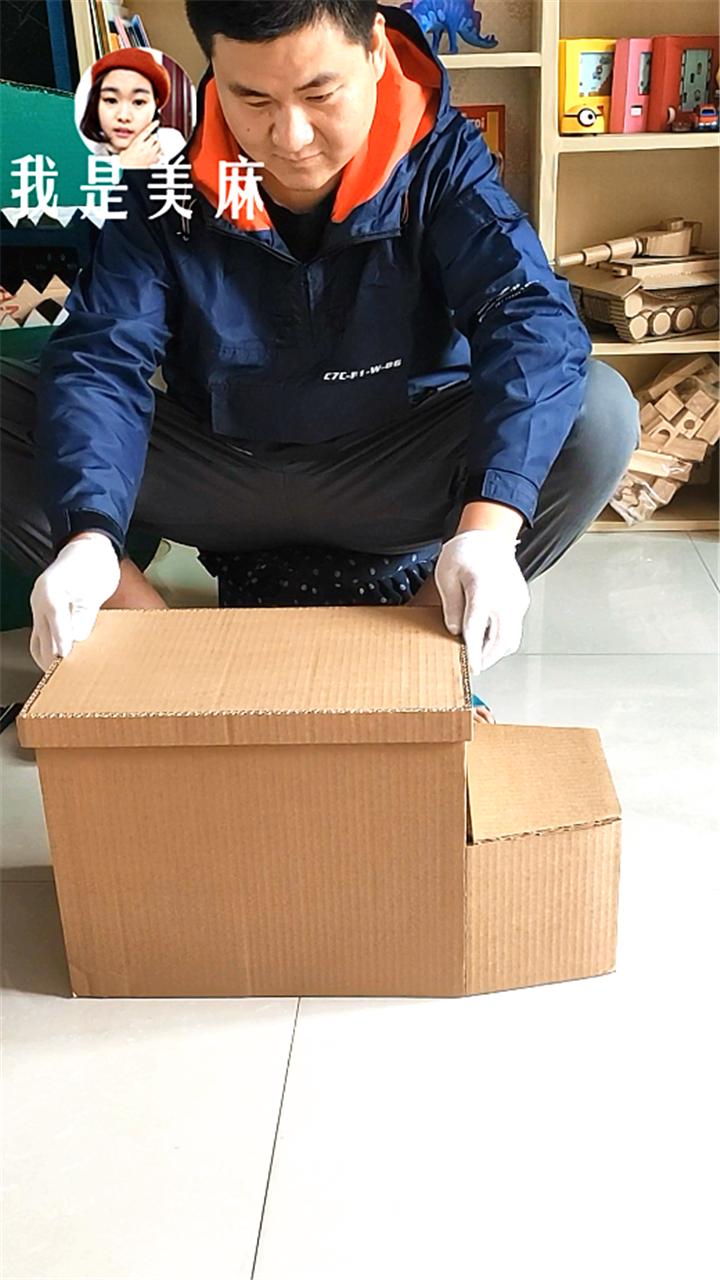 纸箱可以做幼儿园什么手工,手工纸箱校车制作方法