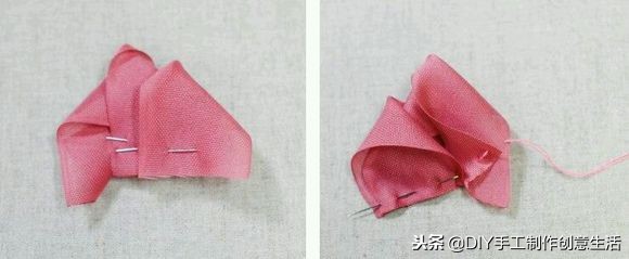 2.5厘米丝带古风蝴蝶结发饰教程,儿童古风丝带蝴蝶结发饰diy教程