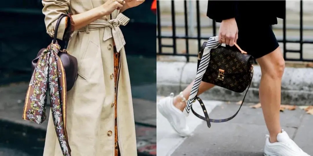 丝巾有什么时髦的使用方法,夏天系丝巾怎样发朋友圈