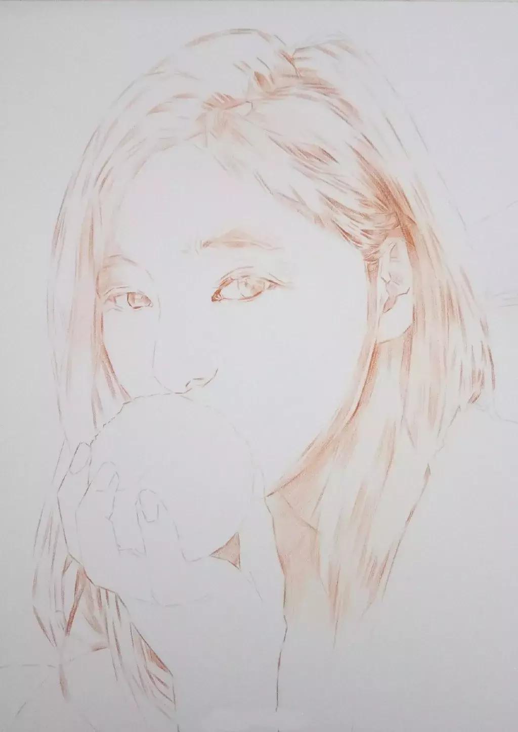 惊艳的彩铅画兔子,惊艳唯美的彩铅画