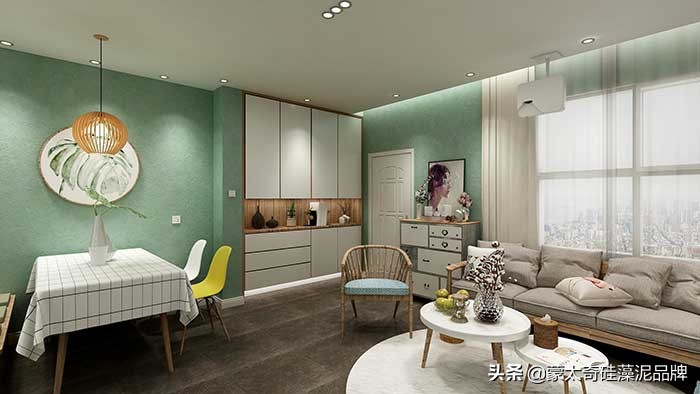 蒙太奇艺术涂料效果图,蒙太奇典彩艺术漆