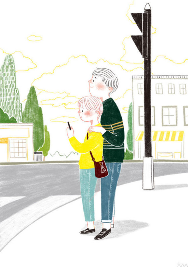 平凡的小幸福，来自韩国艺术家 Chassam