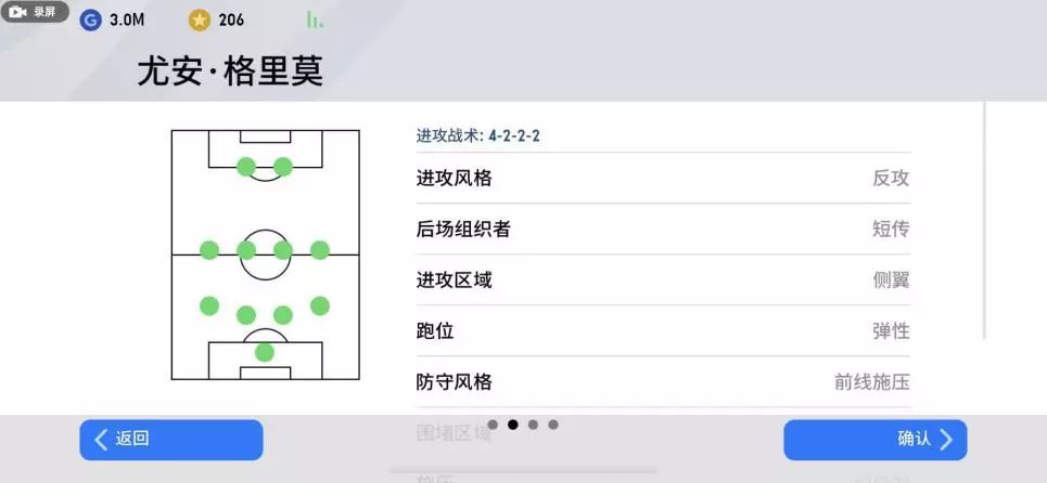 4222阵型克鲁伊夫,4222阵型巴黎圣日耳曼