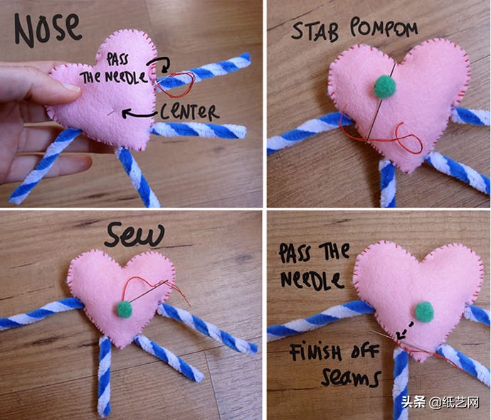 扭扭棒diy小物件表白,手工diy简单小饰品表白