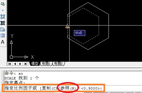 cad缩放命令怎么缩小比例,cad中m命令怎么变成缩放了