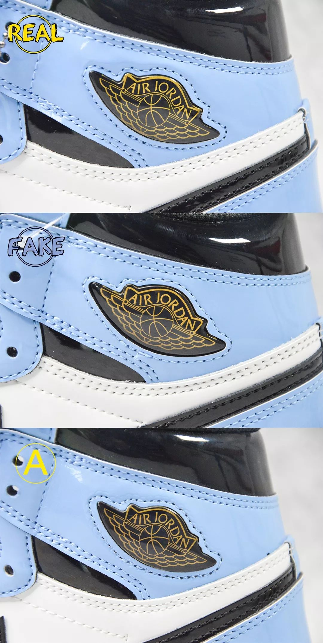 airjordan1和空军1号区别,airjordan1low警灯鉴别