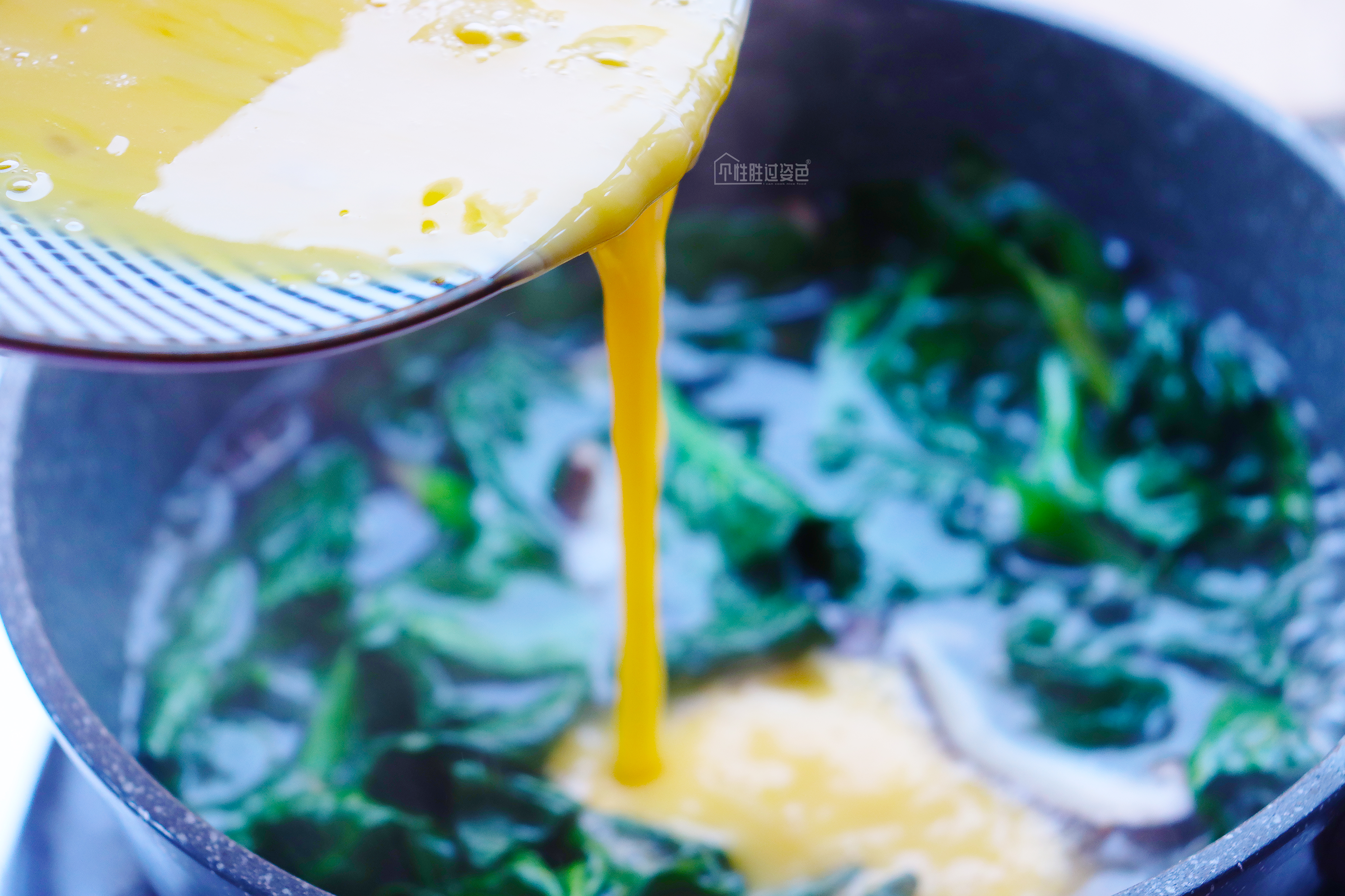 无油鲜蔬芙蓉汤,刮油鲜蔬汤