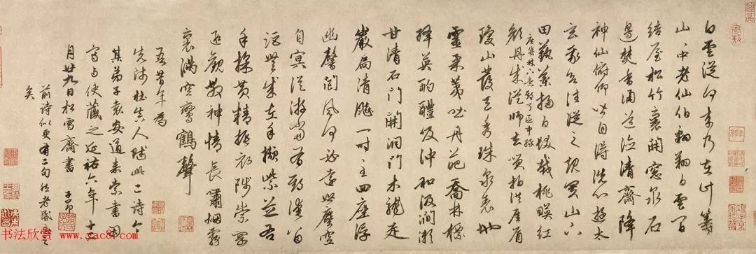 赵孟頫桃源图真迹,赵孟頫秋郊饮马图欣赏