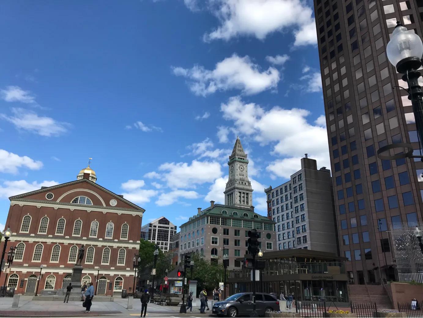 波士顿必去的五个景点,波士顿自由之路中文高清地图