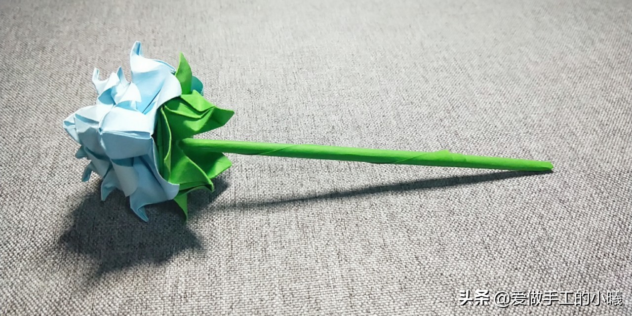 超好看的玫瑰花折纸,手工折纸简单又漂亮玫瑰花戒指