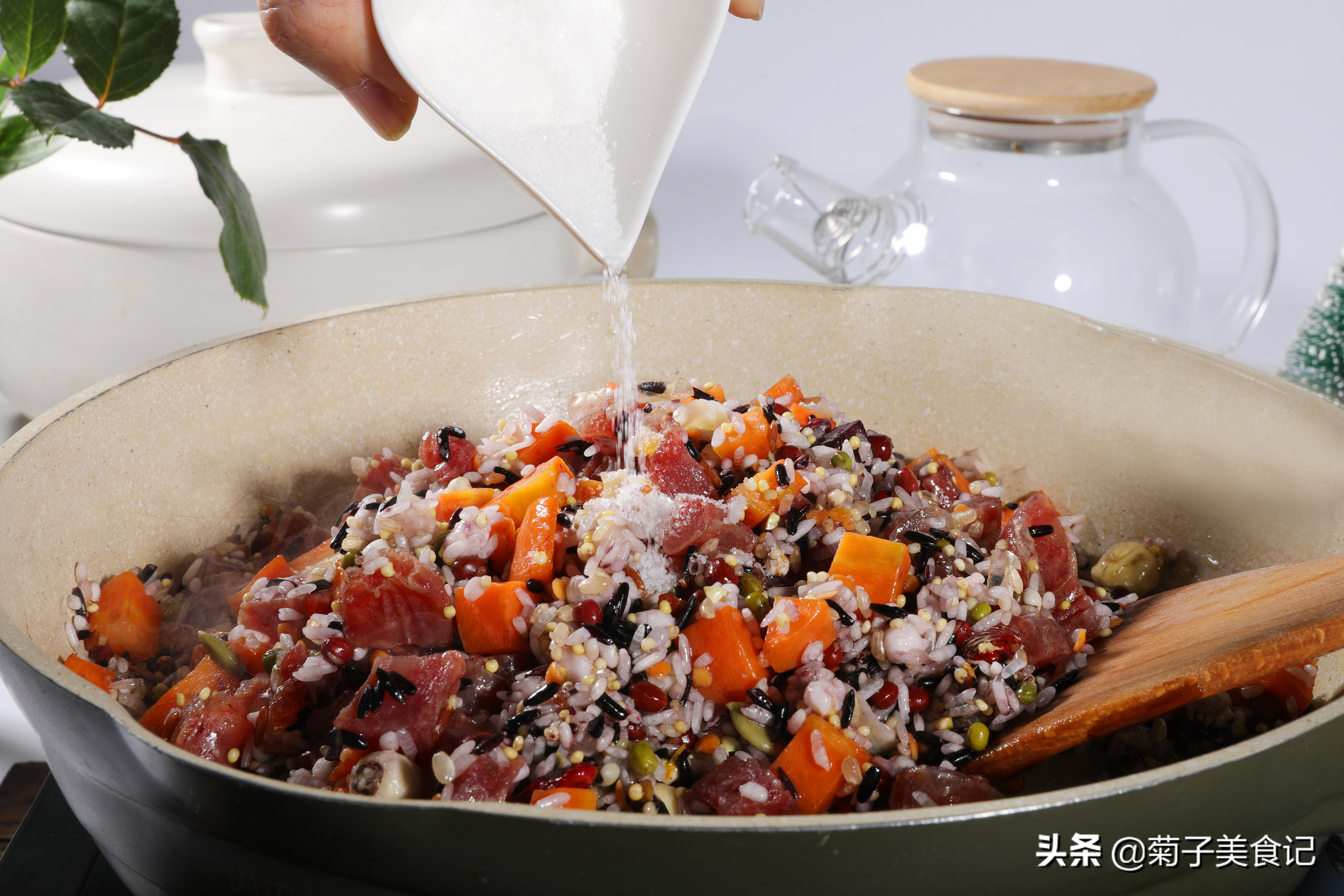 过年做腊肠,杂粮腊肠饭