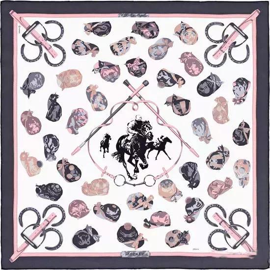 中古爱马仕丝巾图案,爱马仕的丝巾马的图案讲解