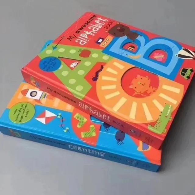 一本非常有趣的英语启蒙书，林志颖孩子同款123ABC异性数字