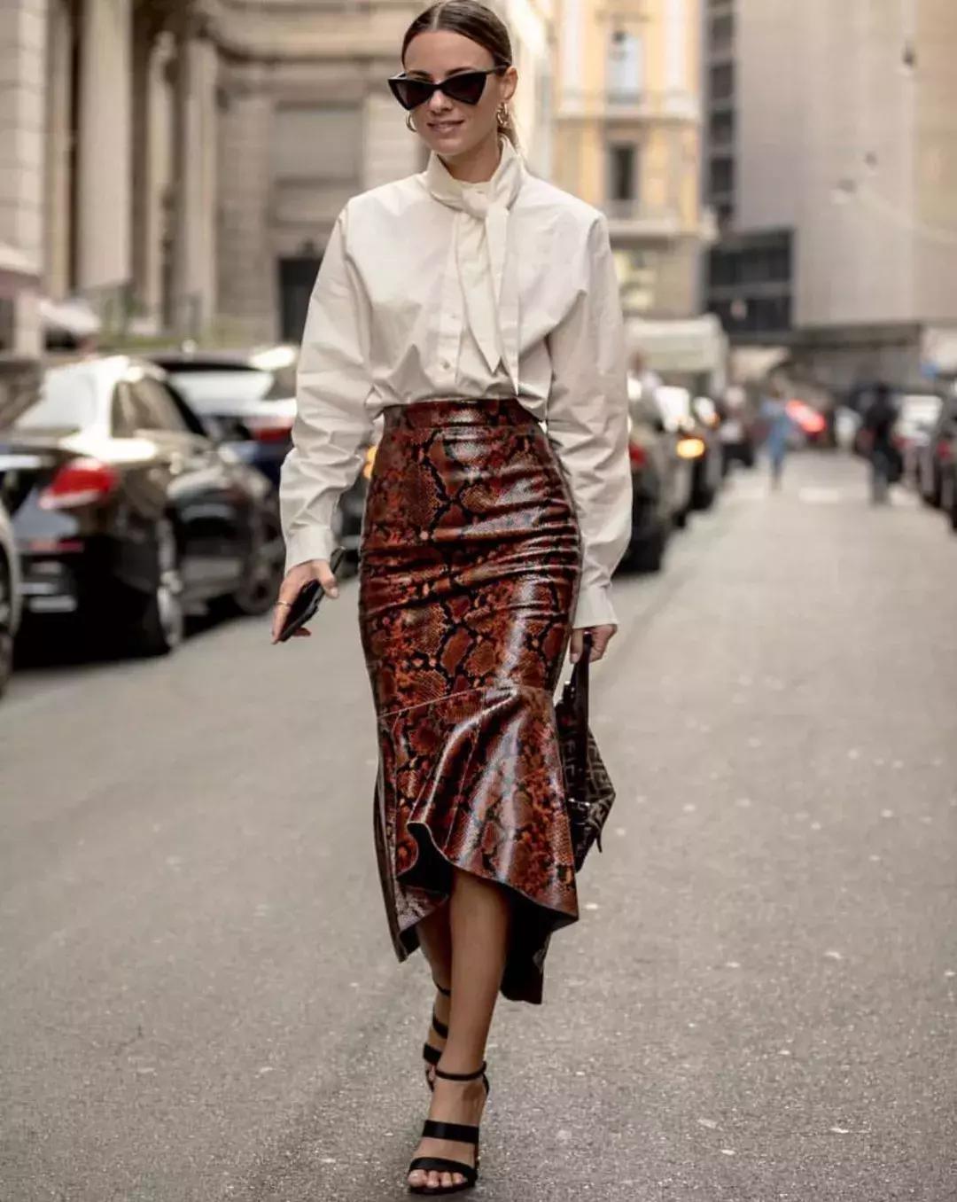 小众印花穿出时髦感,印花气质高级感