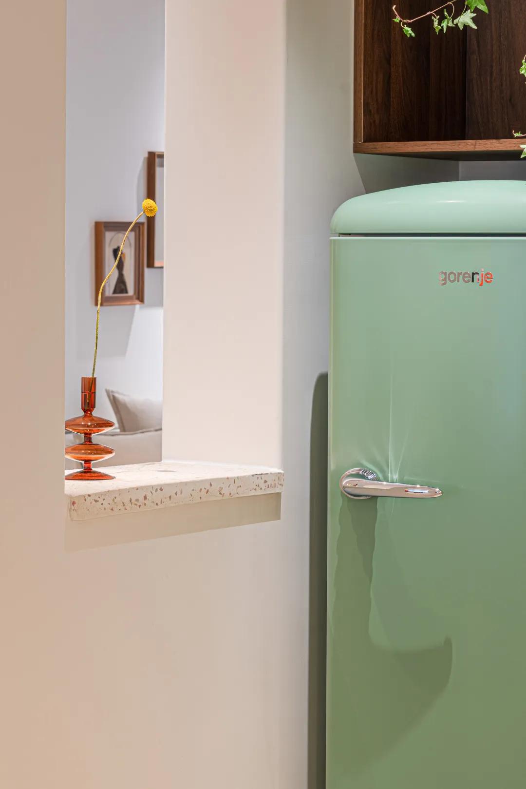 西安母女的111㎡三室暗房,拱形门、水磨石,超强储物力