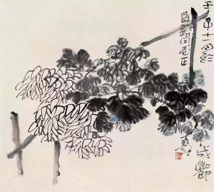 陈子庄画图片,看陈子庄的画有感