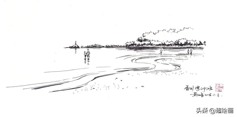 十大顶级钢笔画速写,钢笔速写100幅图片