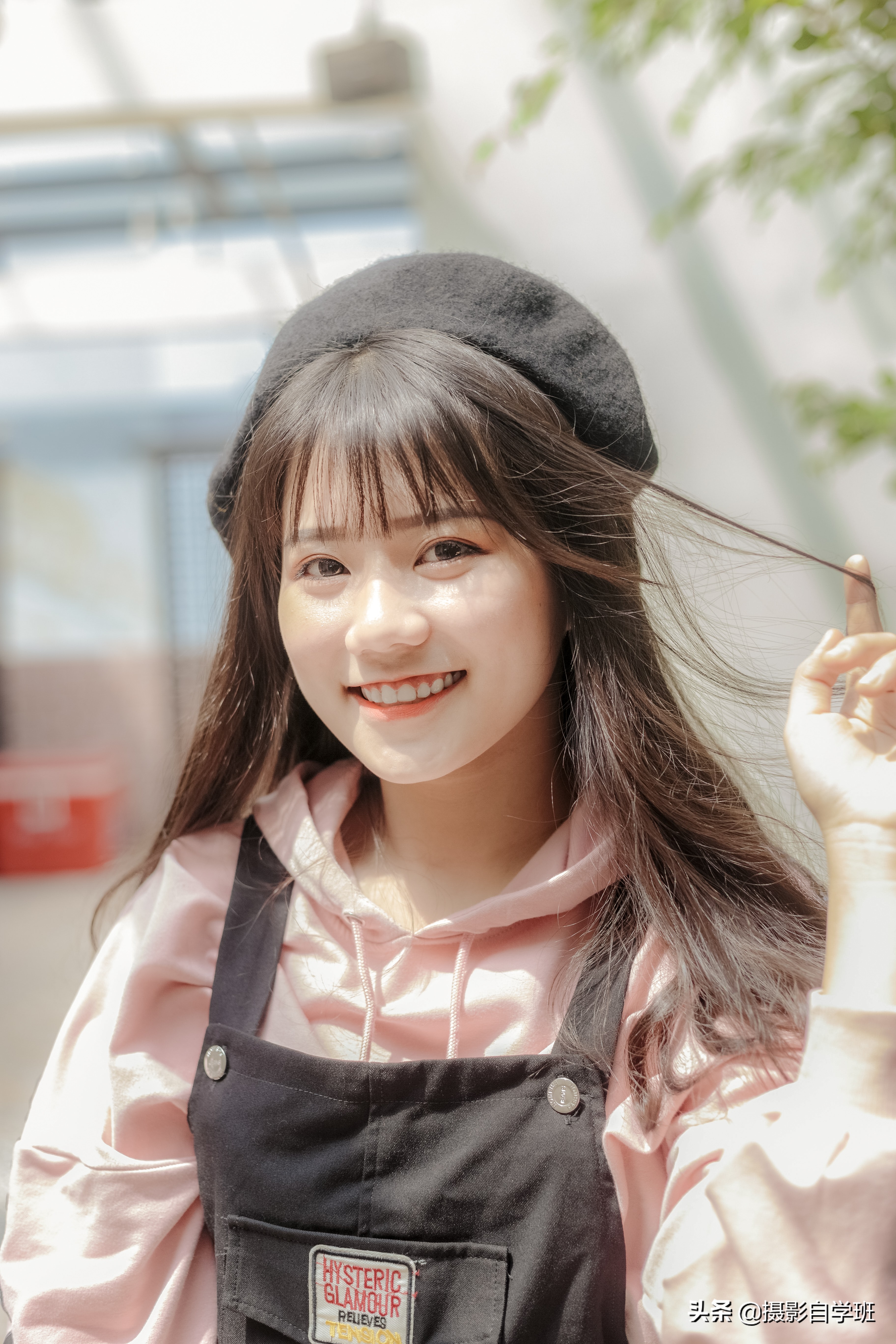 如何给夜晚的人像照片调色,人像摄影背景冷暖调色照片