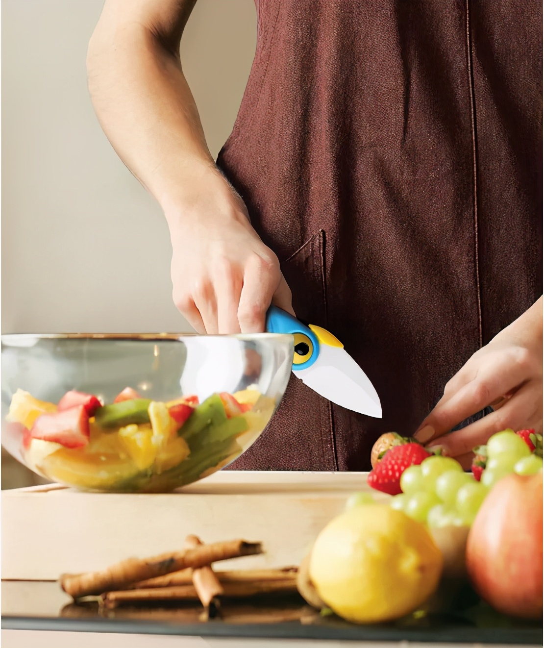 小鸟陶瓷刀水果刀,小鸟折叠陶瓷刀随身小刀