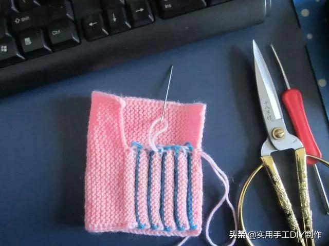 针织小孩鞋子花边教程,0-1岁婴儿春秋毛线鞋编织大全