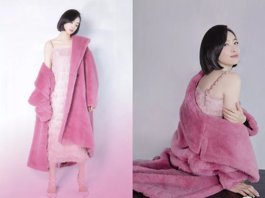 冬天女明星穿羽绒服的搭配,穿搭奇怪的明星