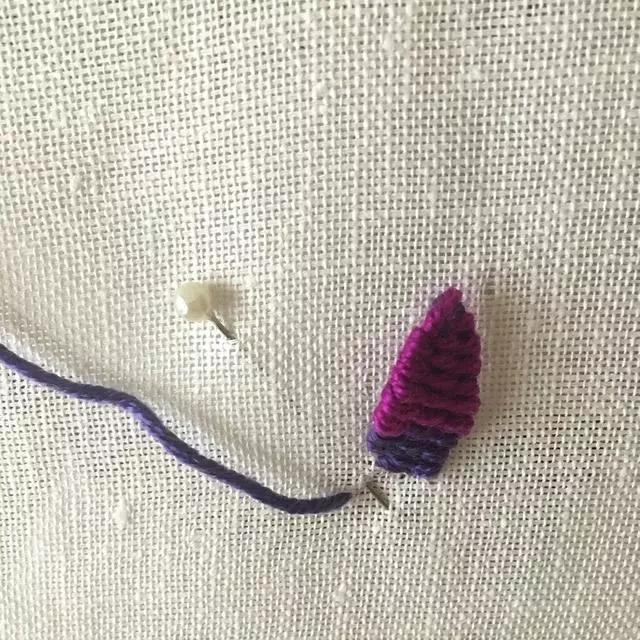 刺绣教程4种简单的小花图案,精美的立体花朵刺绣教程