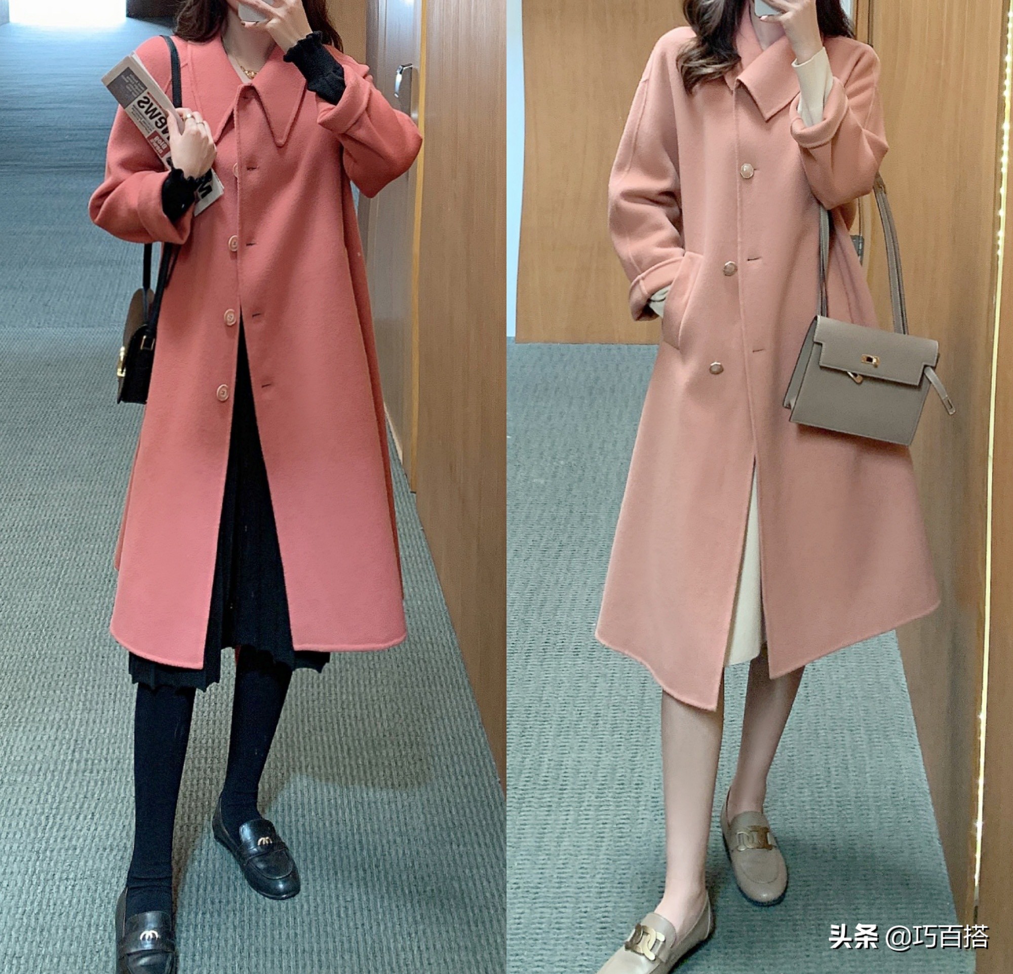 漂亮的姑娘都在穿什么大衣,漂亮的女人穿什么都好看