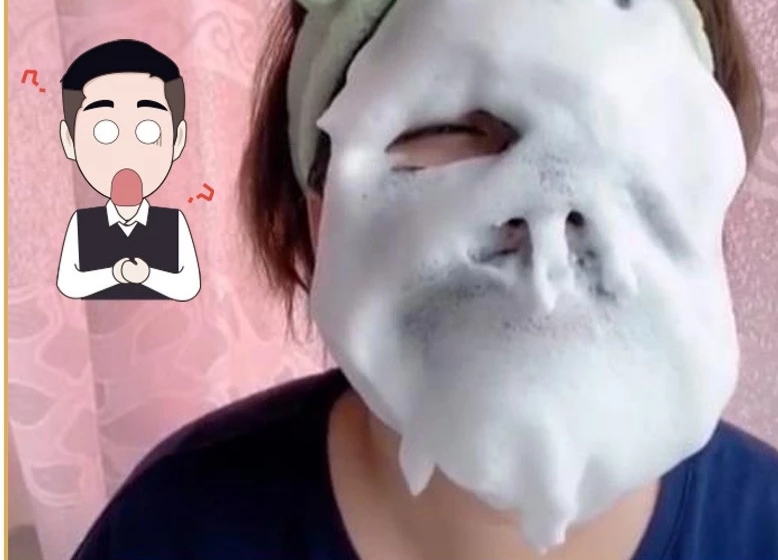 泡泡面膜补水保湿深层清洁,泡泡深层洁面面膜