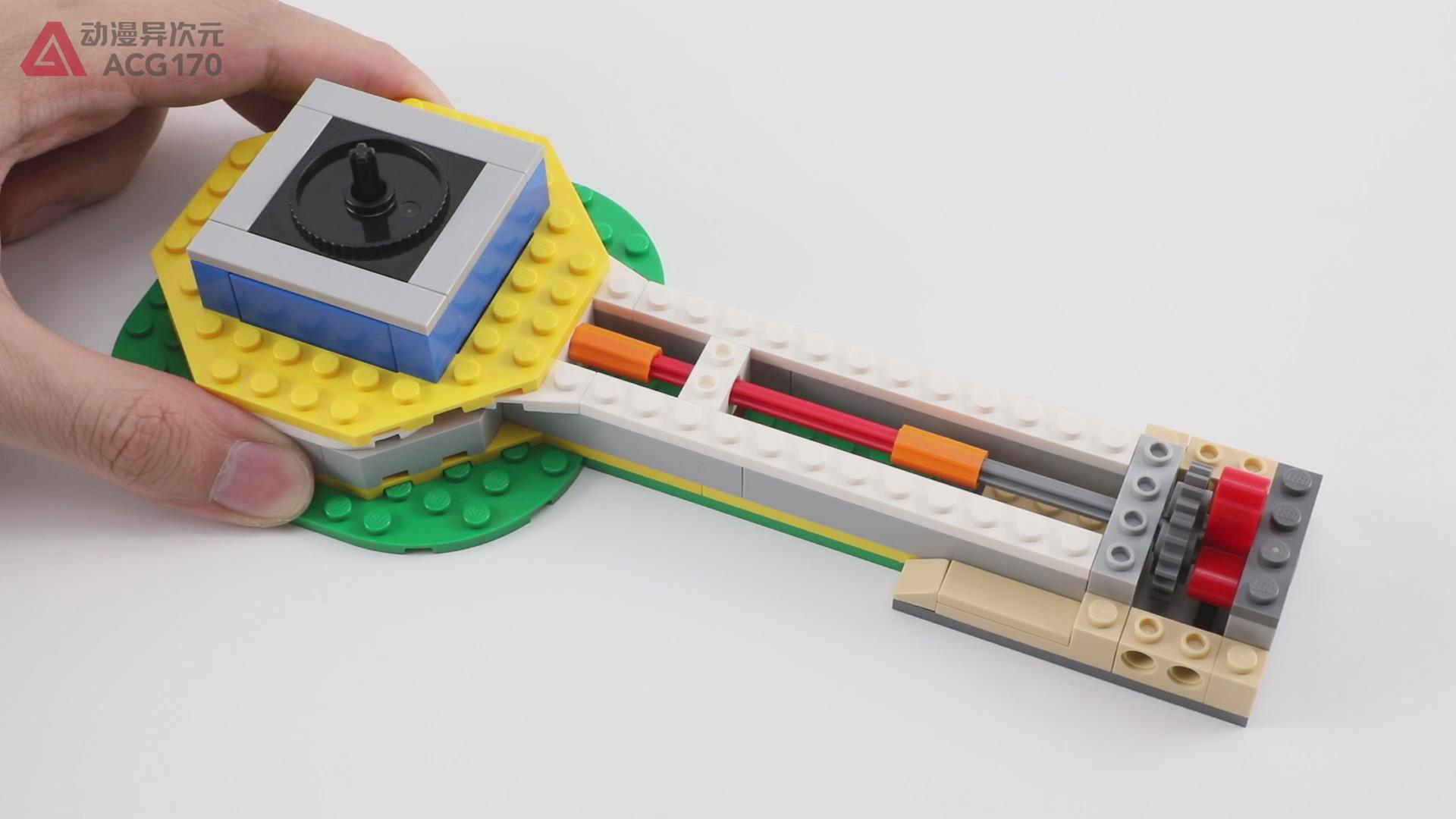 乐高积木创意百变系列,乐高积木9656旋转木马教程