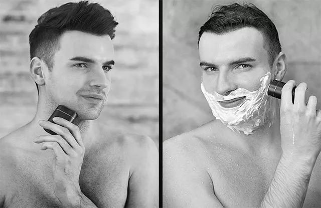 打火机大小的黑科技剃须刀,再硬的茬都能干掉,清洗相当容易