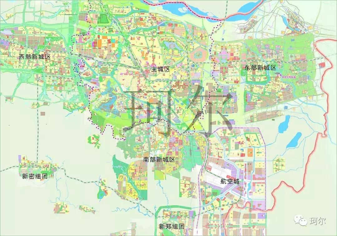 连霍高速郑州段最新规划图,郑州连霍高速北移最新地图