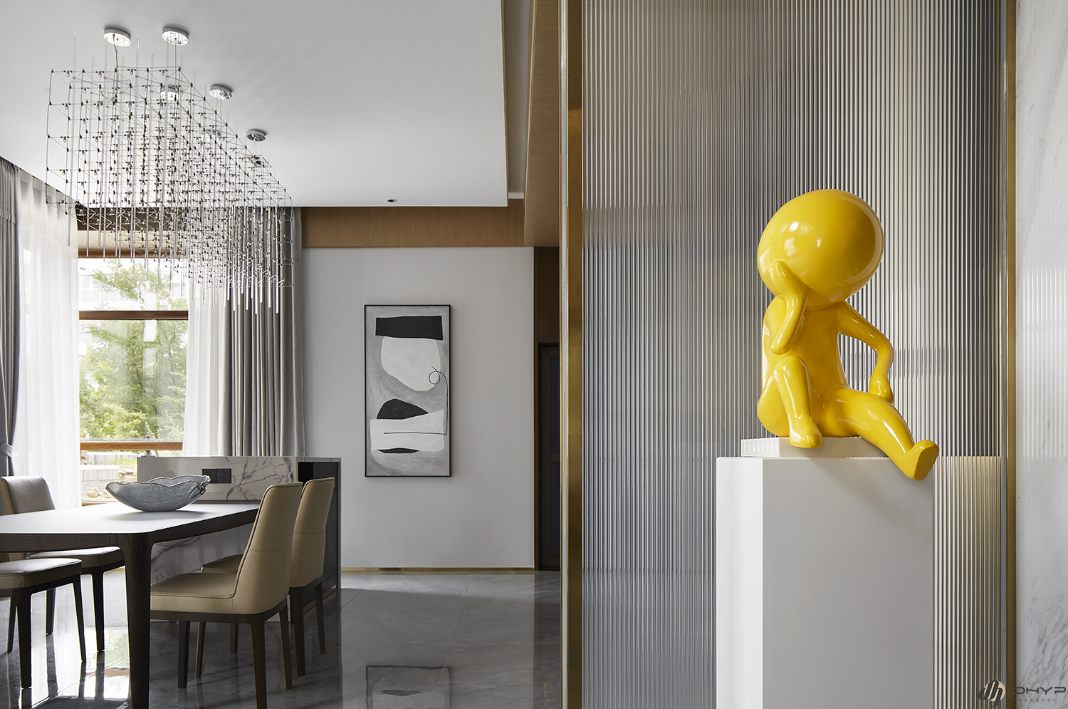 450平别墅简约轻奢风格,450平别墅装修现代轻奢