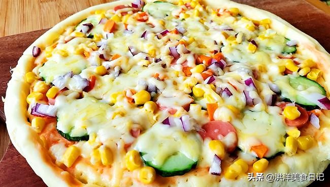 外面买的披萨做法家庭版没有烤箱,如何做一个带拉丝的披萨