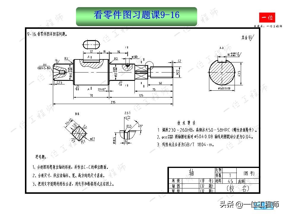 零件图基础知识,如何看懂机械零件图