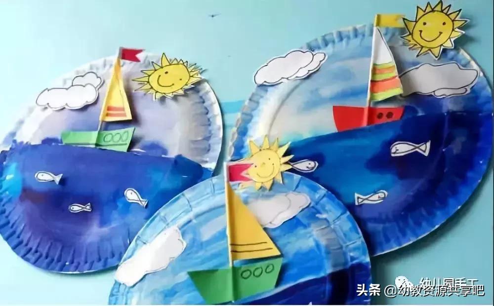 幼儿大班手工创意植物,幼儿园手工纸盘创意设计