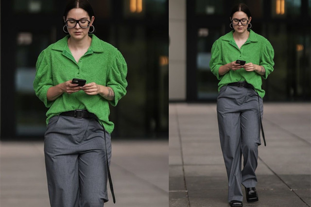 对黄皮比较友好显白的墨绿色,黄皮穿绿色还是蓝色显白