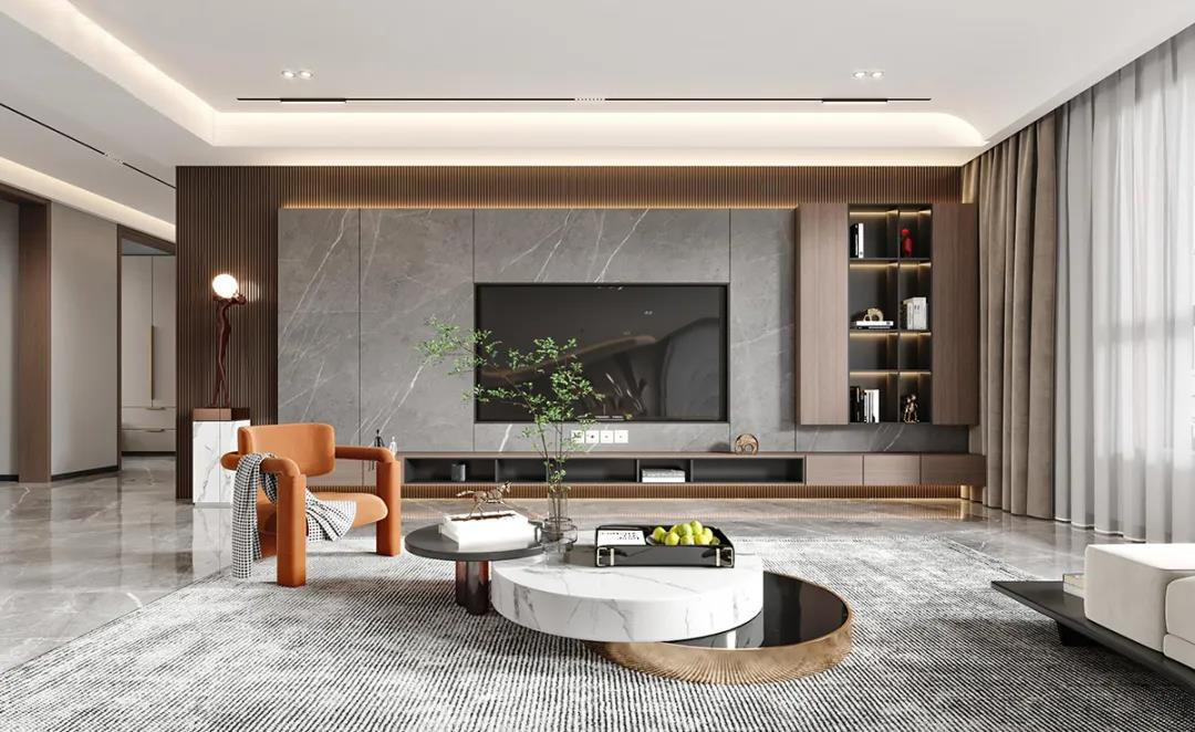 全屋收纳一个电视柜就能搞定,电视柜收纳实用格局