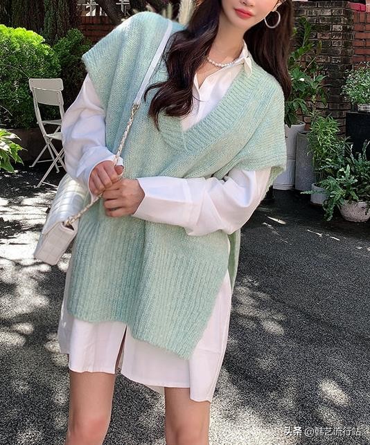 宽松休闲毛衣女韩版慵懒风的编织,又到了编织毛线的季节