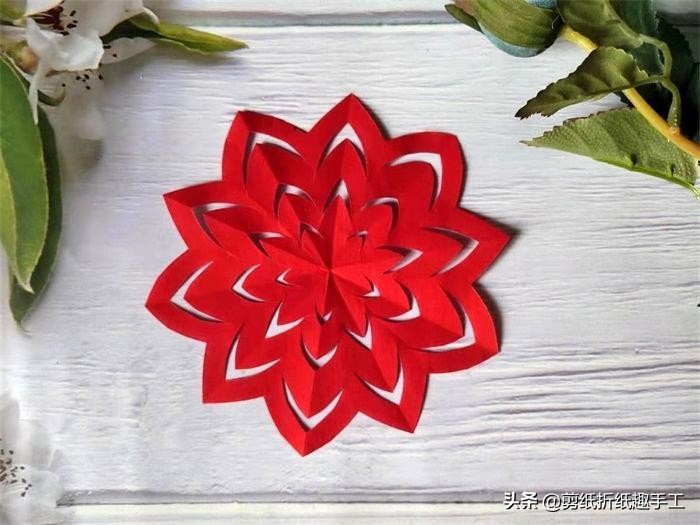 初步入门儿童剪窗花教程,零基础剪窗花教程