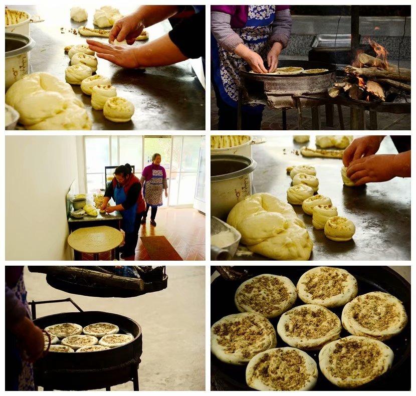 四川核桃发面饼,薄脆核桃饼子