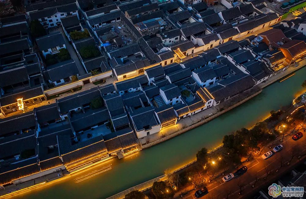 常州青果巷浏览图,青果巷常州夜景