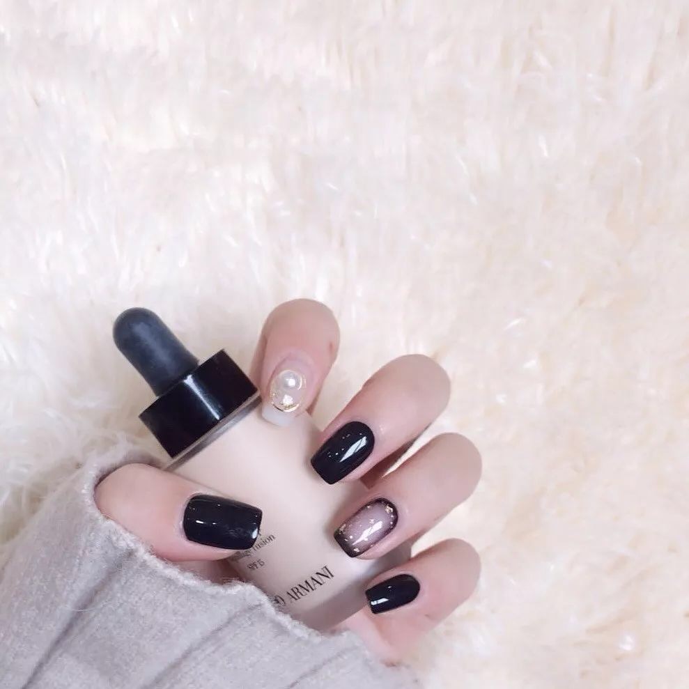 包边拼色美甲做法,美甲包边教程完整版