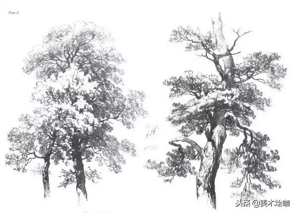 40张经典素描,40张经典素描风景图快拿去临摹吧